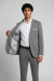 Terno Social Masculino Slim Fit Malha Premium-Cinza Escuro - comprar online