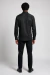 Camisa Manga Longa Slim Maquinetada Bambu Stretch Preto - Dilomon Camisaria