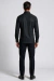 Camisa Social Slim Bambu Stretch Preto - costas