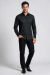 Camisa Social Slim Bambu Stretch Preto - frente, mão no bolso