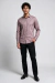 Camisa Social Slim Bambu Stretch Rosé - frente