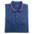 Dilomon Camisa Polo Básica Azul Masculina de Luxo C02-A