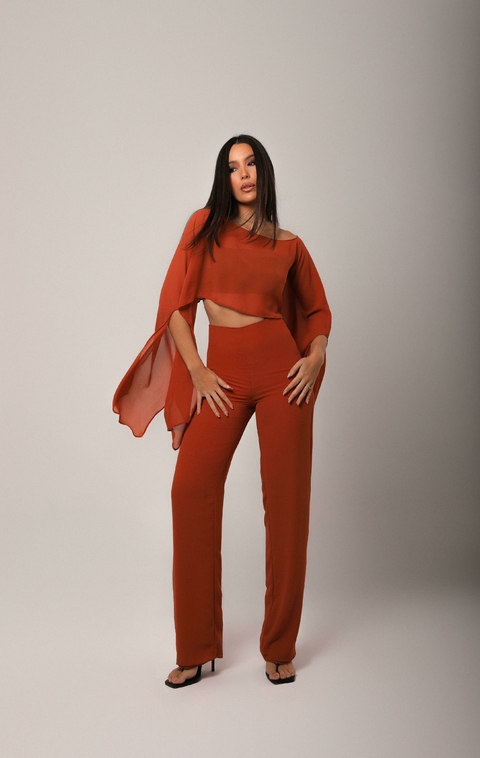 CALÇA NORA TELHA - comprar online