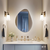 Espejo LED ARD Glanz Luminous Drop 78 x 60 cm