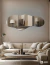 Espejo ARD Glanz Cloud de 120 x 55 cm en un ambiente moderno, mostrando un diseño elegante y contemporáneo.