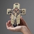 Cruz Madeira de Parede 19CM São Bento / Perpétuo Socorro - comprar online