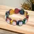 Pulseira Infantil madeira Multicolorida -10 mandamentos