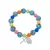 Pulseira de Elástico com Medalhas de Santos Variados - Colorido - comprar online