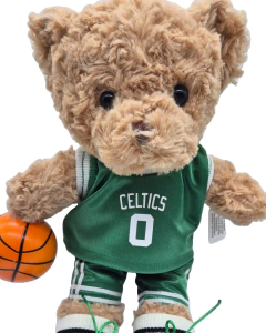 BasketOso - Oso jugador de basketball 35 cm (Celtics) - Queca Designs