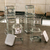 Soporte Con 6 Frascos Cromados - comprar online