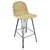 Par Banquetas Altas Taburetes Barra De Rattan Natural Ottawa - comprar online