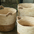 Set De Canastos Bicolor Con Manijas De Yute X3 - comprar online