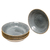 Set De 6 Platos Hondos De Porcelana Estilo Punteado - tienda online