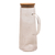 Jarra De Vidrio Agua Jugo Clasica Con Tapon De Corcho 1.2 L - tienda online
