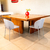 Par De Silla Clasicas Comedor Cocina Gris Tela Jackard - comprar online