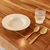 Set De 6 Platos Hondos Moderno Rayas De Porcelana en internet