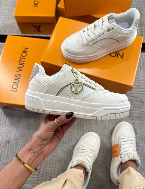 LOUIS VITTON PLATAFORMA BRANCO