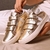 VEJA VELCRO DOURADO