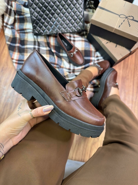 MOCASSIM PRADA MARROM - comprar online