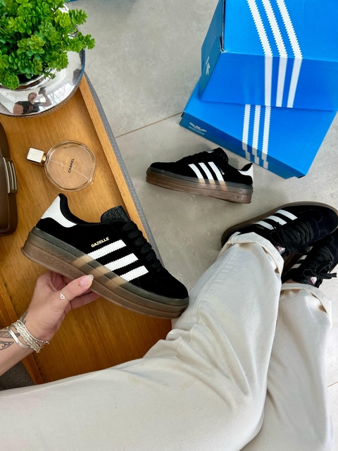 ADIDAS GAZELLE BOLD PRETO - comprar online