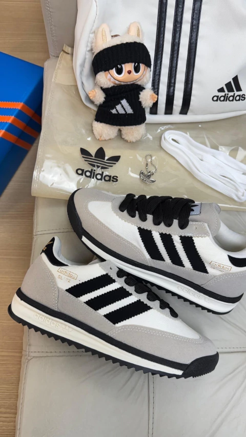 ADIDAS ORIGINALS SL 72 PRETO/BRANCO - comprar online