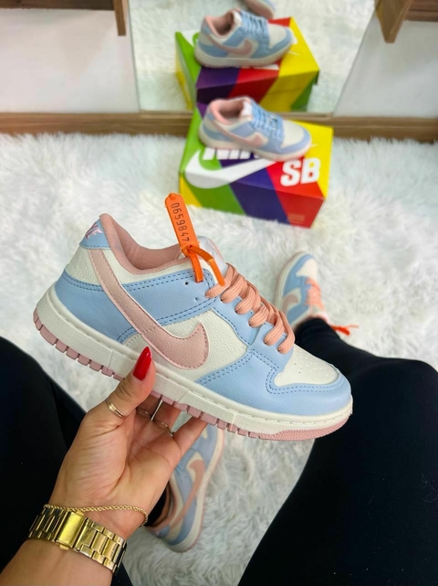 NIKE SB AZUL/ROSA BEBE
