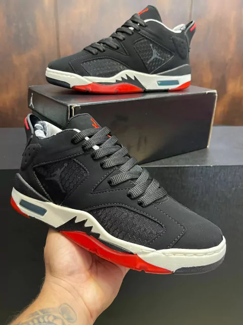 NIKE AIR JORDAN 6 PRETO/VERMELHO