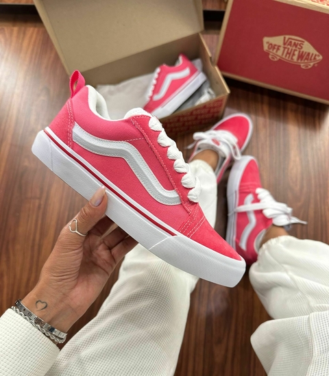 VANS KNU ROSA FLUORESCENTE