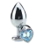 Plug Anal de Aço com Cristal Tamanho G - comprar online