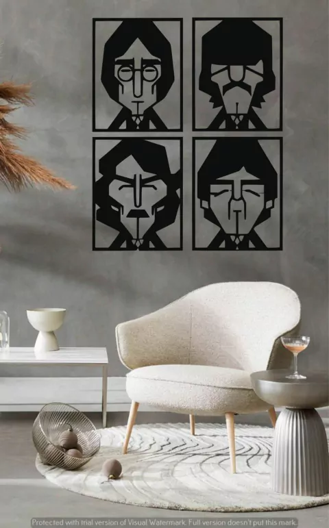 Wall art Beatles - comprar online