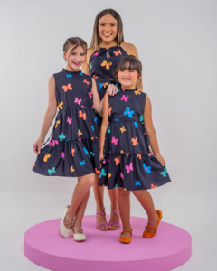 Vestido Filha - Borboletas | Coleção Mãe e Filha na internet