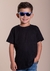 CAMISETA ESSENCIAL INFANTIL PRETA