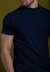 CAMISETA GOLA MEDIA CANELADA MARINHO