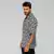 OVERSIZED VISCOSE GREY ANIMAL PRINT - comprar online