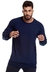 BLUSA RAGLAN SLIM FIT MARINHO