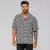 OVERSIZED VISCOSE GREY ANIMAL PRINT