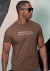 CAMISETA PRIMEIRO EU, DEPOIS AS DÍVIDAS MARROM