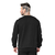MOLETOM BASICO PRETO GOLA CARECA - comprar online