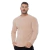 SUETER ATOALHADO BEGE SLIM FIT