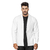 CARDIGAN MOLETOM BRANCO STRETCH BASIC