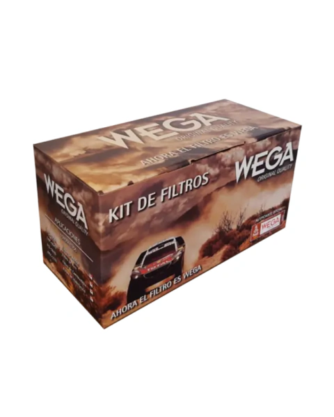 Kit de Filtros para Toyota Etios 1.5 16v (Aire, Aceite y Habitáculo) Wega WKL-1002