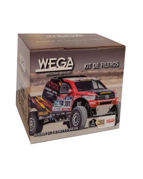 Kit de Filtros para Ford Focus III Kinetic 1.6 16v y 2.0 16v (Aire, Aceite, Combustible y Habitáculo) Wega WKL-3004