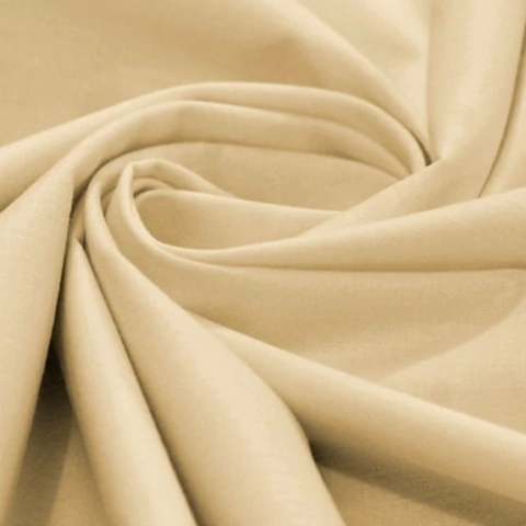 Tecido Percal Premium Bege Liso