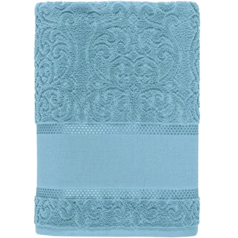 Toalha de Visita p/ Bordar Melina II Azul Caribe 30144 - 33X50