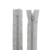 Ziper Nylon Fixo No. 3 NY Modelo ZC COR 119 Cinza Claro