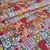 Tecido Chitão Floral Romero Brito Vermelho - 100% Poliéster