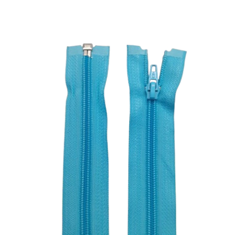 Zíper Nylon Destacável No. 5 NY Modelo ZD COR 199 Azul Turquesa