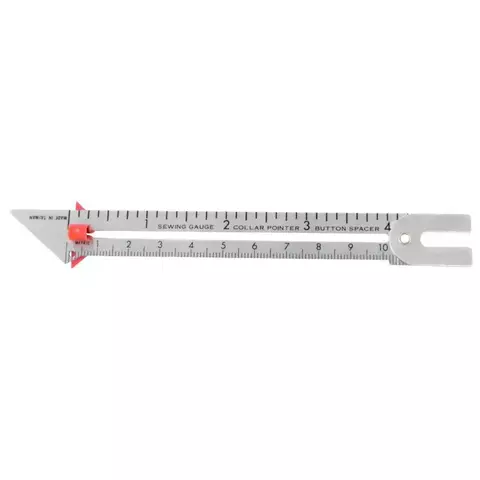 Régua de Aluminio 10cm com Guia Plástico SGR-107