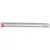 Régua de Aluminio 12cm com Guia Plástico SGR-101