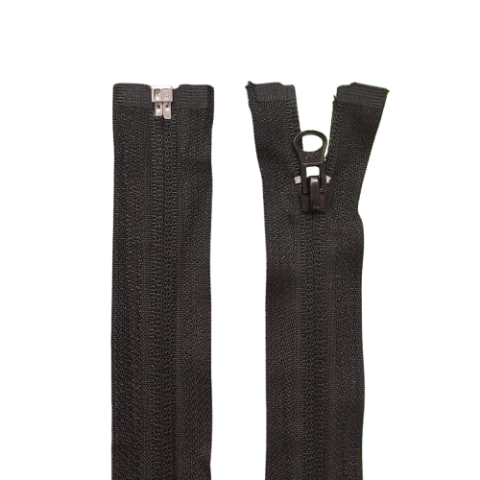 Zíper Nylon Destacável Invisível No. 5 NY Modelo ZDI COR 310 Preto